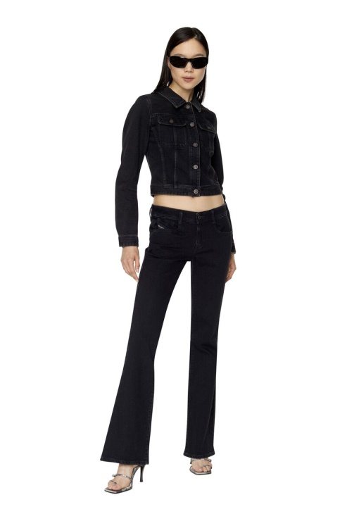 Veste Diesel De-slimmy Trucker Noir/gris Foncé