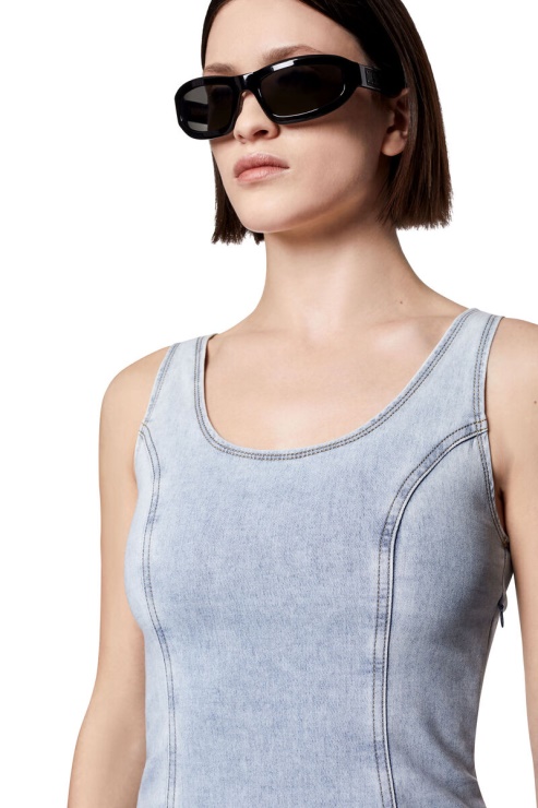 D-venus Fs Track Denim Bleu Clair Diesel