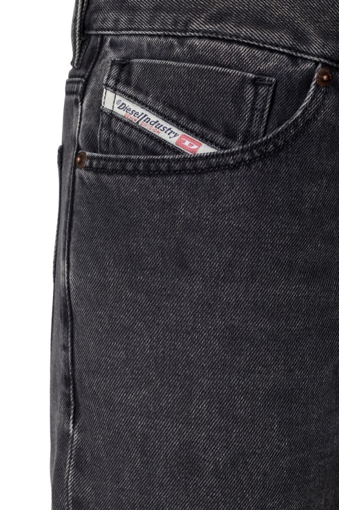 Diesel 1995 09b87 Jean Droit Mode Noir/gris Foncé