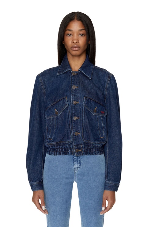 Blouson Diesel De-tracy Bleu Foncé
