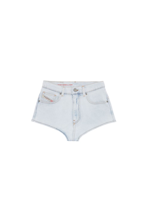 De-lunar Hot Pants Diesel Bleu Clair