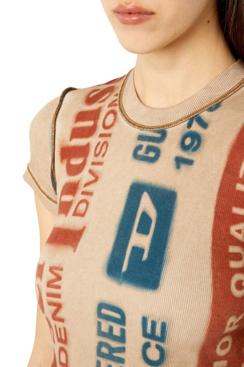 Diesel T-skinzy-g2 Blanc