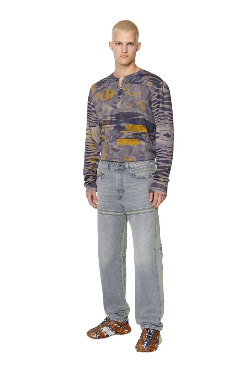 Jean Droit D-mand 007g2 Gris Clair Diesel