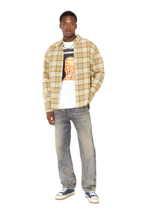 Diesel S-umbe-check-nw Marron/jaune