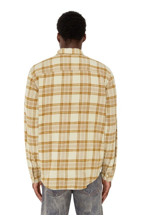 Diesel S-umbe-check-nw Marron/jaune