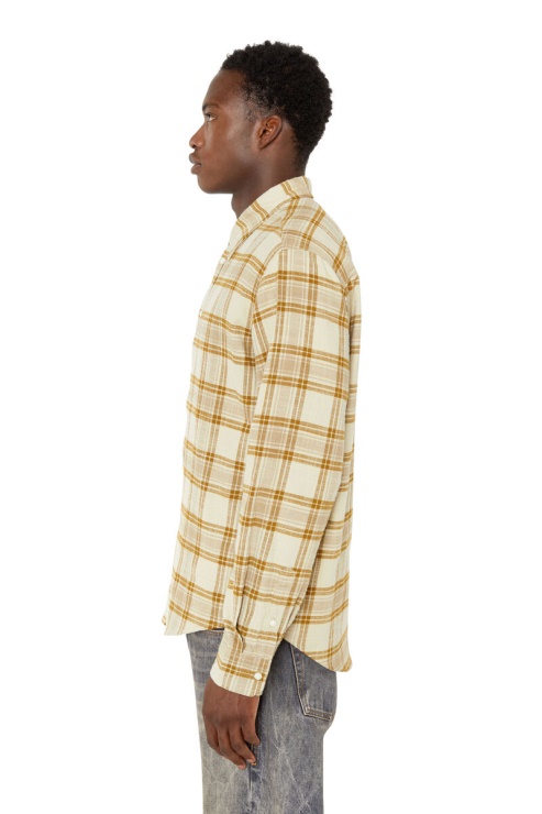 Diesel S-umbe-check-nw Marron/jaune