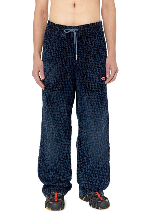 D-martians Track Denim 068by Straight Diesel En Bleu Foncé