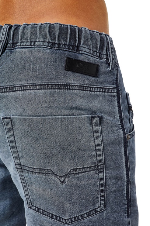 D-krooshort Joggjeans Diesel Bleu Moyen