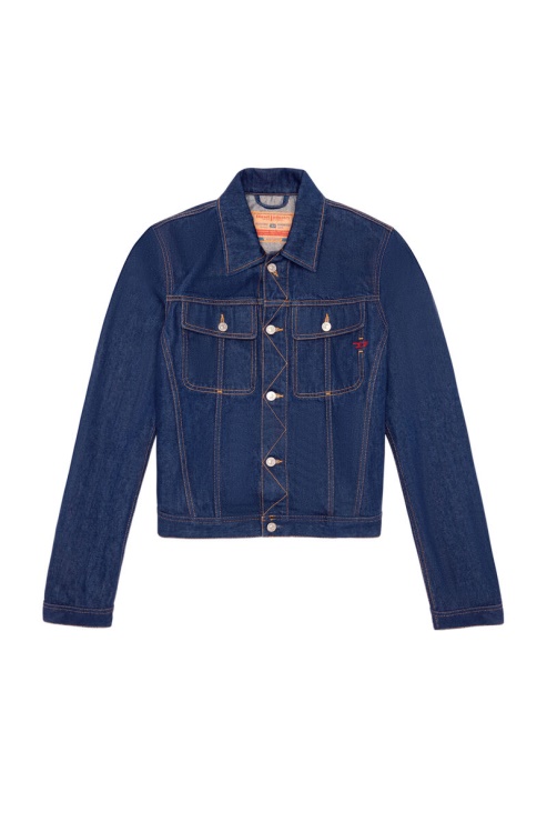Veste Diesel Mode Camionneur D-milo Bleu Foncé