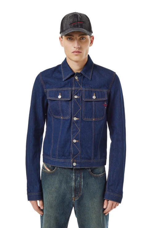 D-milo Veste Camionneur Diesel Bleu Foncé