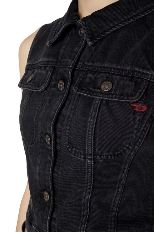 Diesel De-slimmy-sm En Noir/gris Foncé