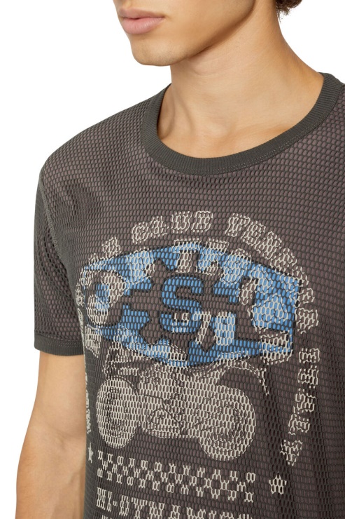 Diesel T-fishy En Gris Foncé