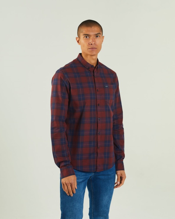 Chemise Payne Ls Check Diesel Rouge