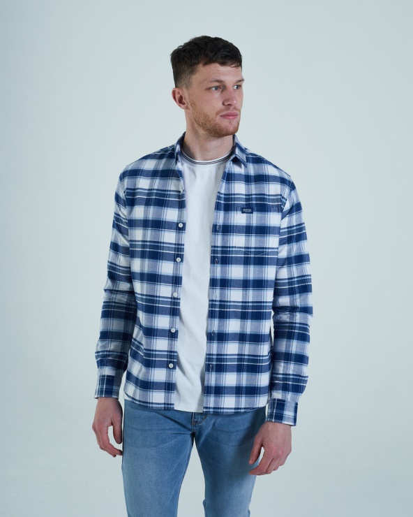 Chemise Woodrow L/s Carreaux Diesel Bleu