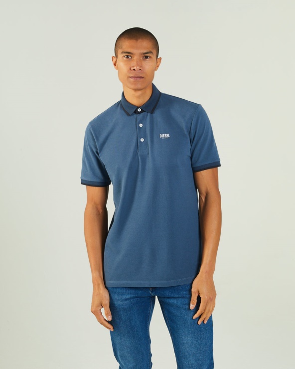Polo Lacazette Acier Indigo Bleu Diesel