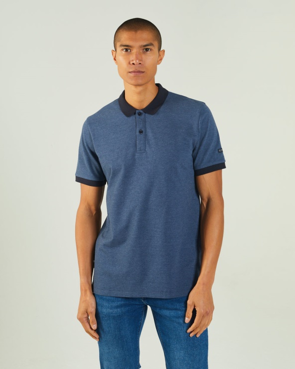 Denzel Polo Acier Indigo Diesel Bleu
