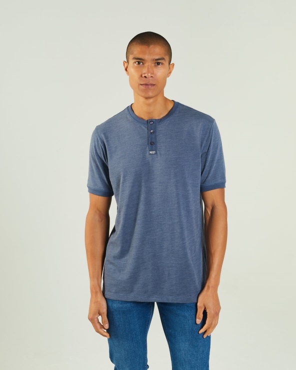 Diesel Marcel Tee Acier Bleu Indigo