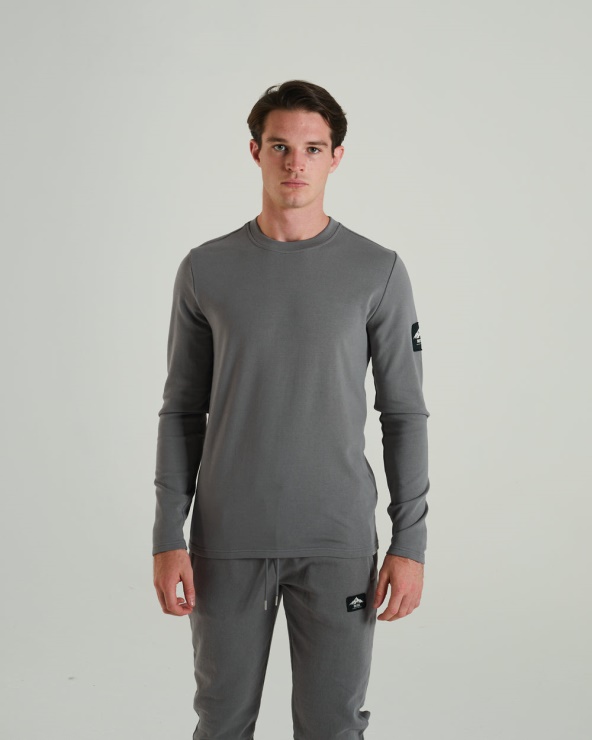 Diesel Olympic Ls Tee Escalade Gris