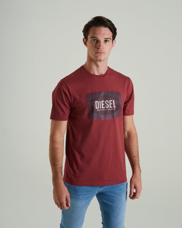 Diesel Peter Tee Oxyde Rouge