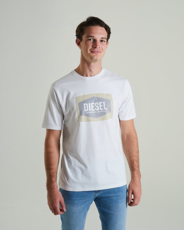 Tee Shirt Peter Blanc Colombe Diesel