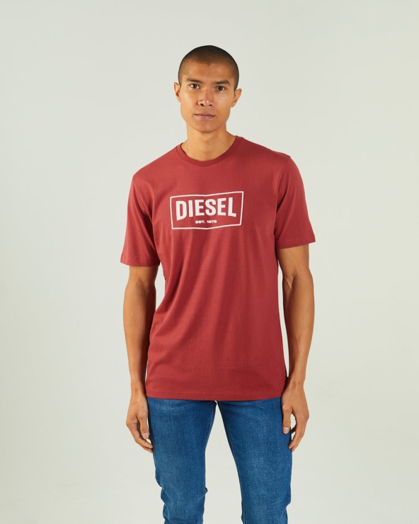Diesel Miller Tee Oxyde Rouge