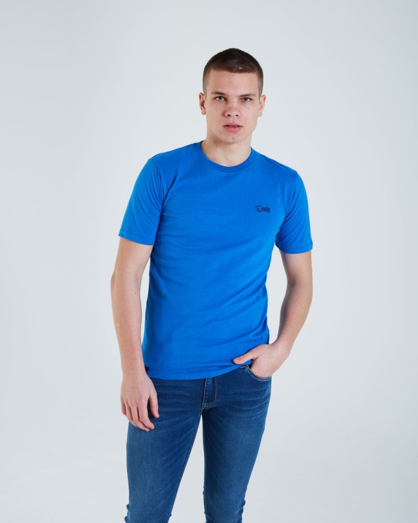 T-shirt Diesel Basic Scott à Col Rond Bleu Marine
