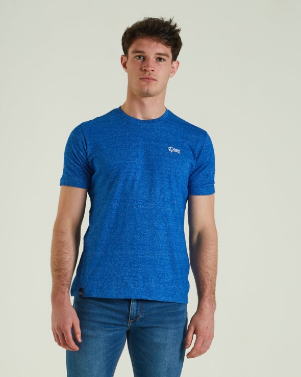 T-shirt Basique Mat Bleu Marine Diesel