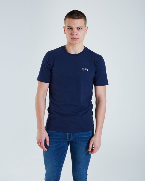 T-shirt Diesel Basique à Col Rond Scott Marine Iris