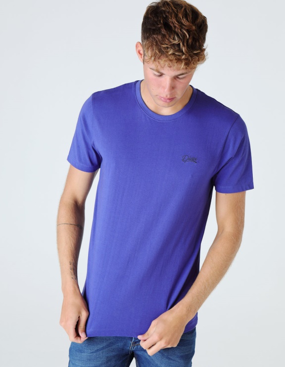 T-shirt Basic Scott Col Rond Bleu Royal Diesel