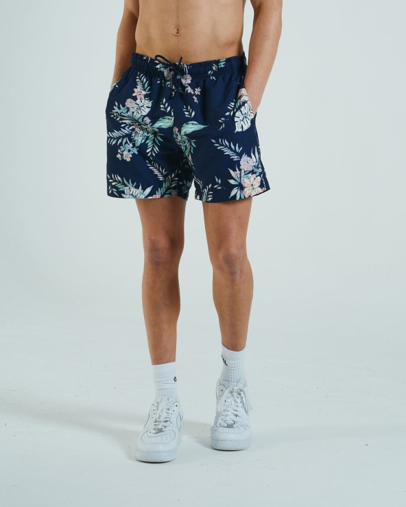 Print Zach Short De Bain Imprimé Fleuri Diesel