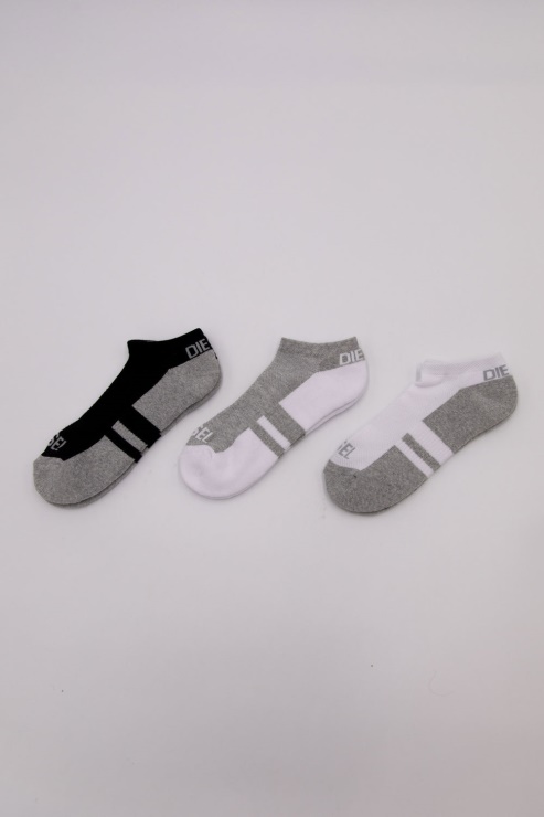 Diesel Casey Chaussettes Pack Mixte Gris