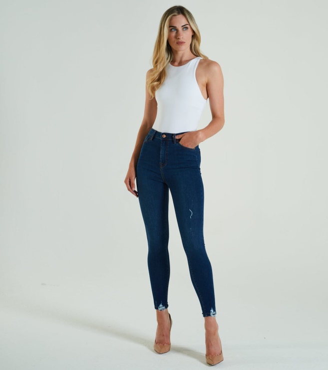 Diesel Jessica Hr Skinny Bleu Foncé