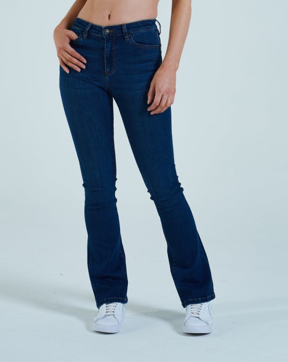 Gina Taille Haute Bootleg Bleu Diesel