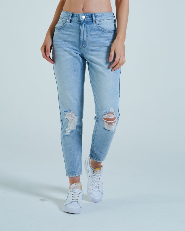 Diesel Florrie Mom Jean Vintage Bleu Clair