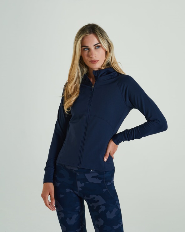 Bleu Marine Zip Capot Candide Diesel Bleu