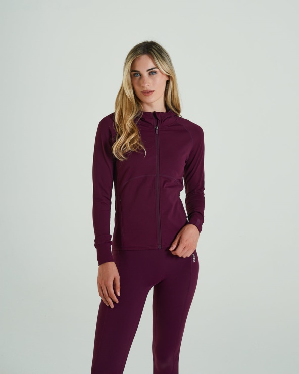 Diesel Candid Hood Zipper Raisin Violet