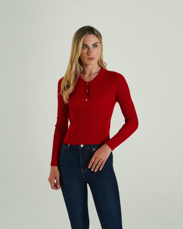 Rouge Roslyn Tricot Tango Diesel Rouge