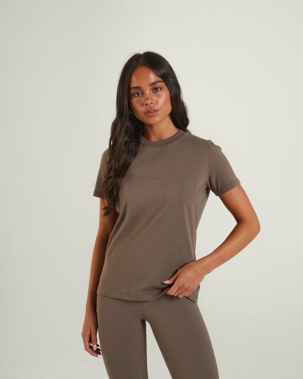 Livia Tee Taupe Marron Diesel