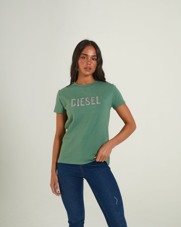 Tee Shirt Mamie Vert Lierre Diesel