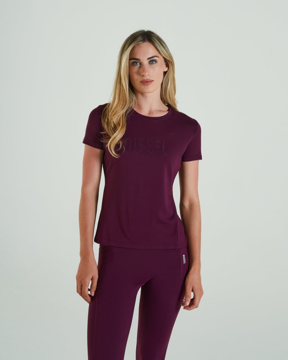 Tee Shirt Diesel Lift Raisin Violet