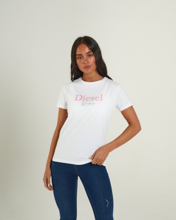Tee Shirt Diesel Alicia Blanc