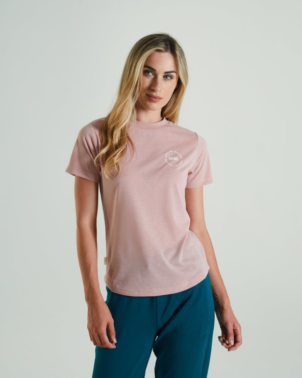 Tee Shirt Rubis Diesel Rose Tendre