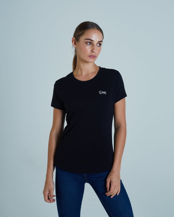 Tee Shirt De Base Diesel Cloda Noir