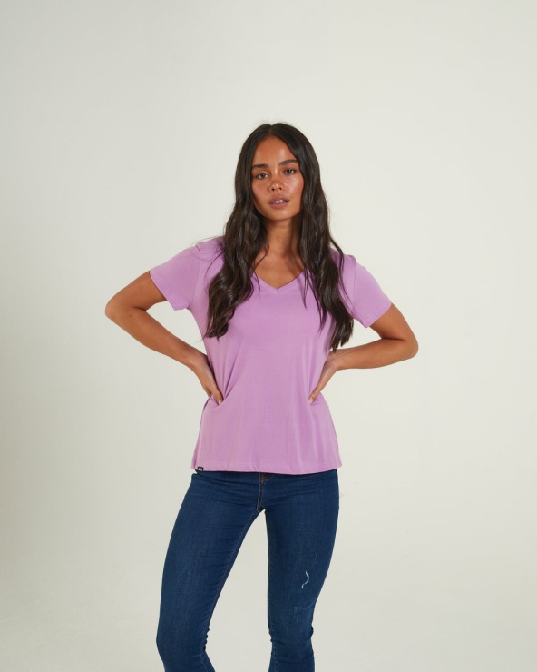 Tee Shirt De Base Ada Diesel Violette Orchidée Violette