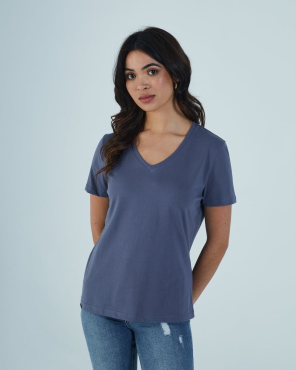 Diesel Ada Basic Tee Violet Ardoise Lavande