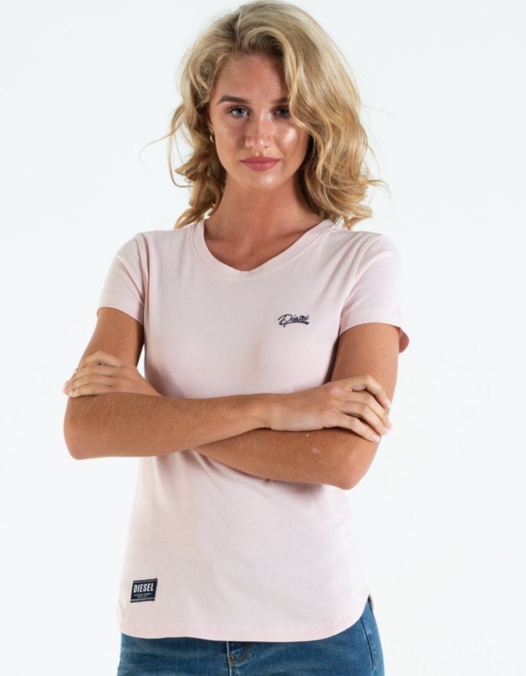 T-shirt De Base Cloda Lotus Rose Diesel