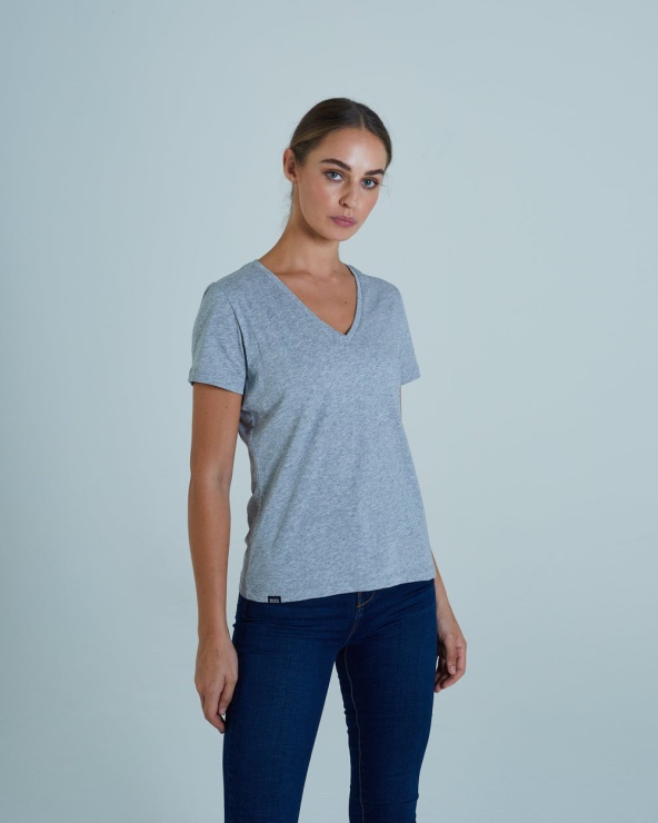 Ada Basic Tee Pebble Diesel Gris Clair