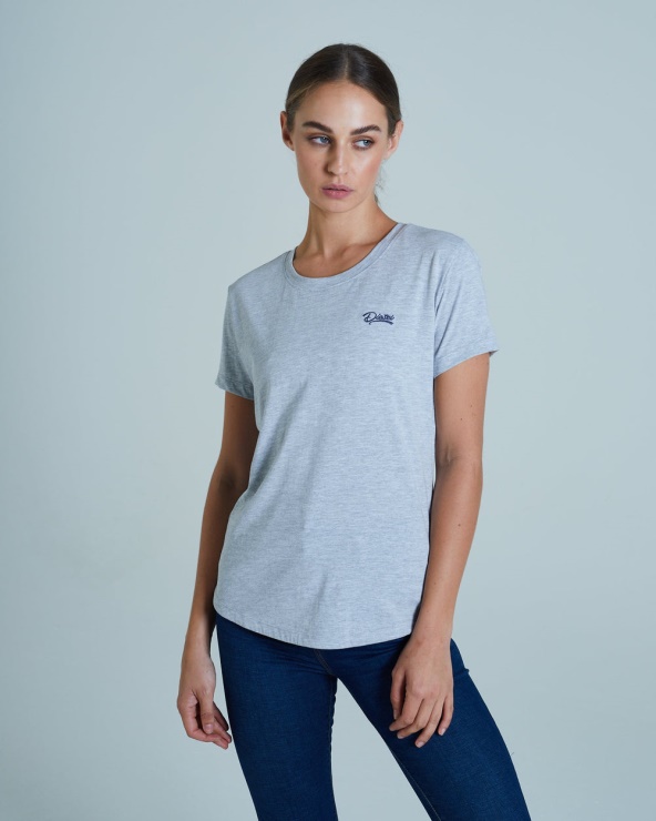 Cloda Basic Tee Caillou Diesel Gris Clair