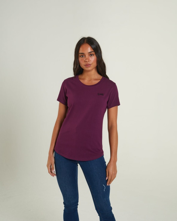 Tee Shirt Diesel Cloda Basic Raisin Violet
