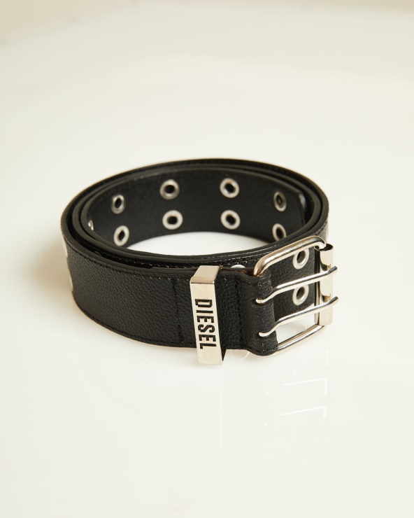 Ceinture Cali Blanc/galet/noir Diesel